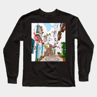 Pueblos De Malaga Frigiliana Long Sleeve T-Shirt